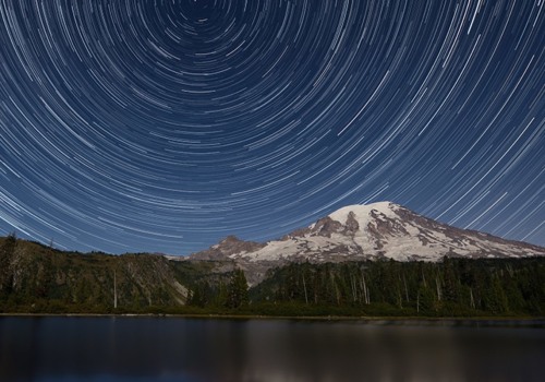Mountain Star Trails Photography